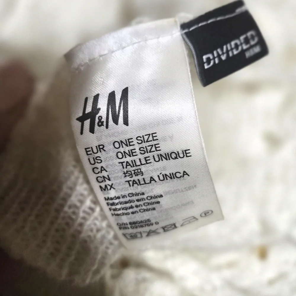 H&M Cream Knit Fabric